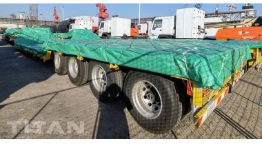 4 Axle Detach Lowboy Trailer will be sent to Trinidad and Tobago