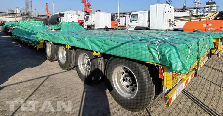 4 Axle Detach Lowboy Trailer will be sent to Trinidad and Tobago