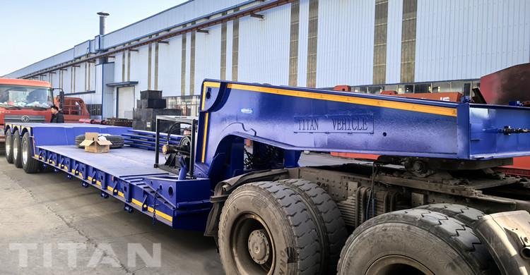 3 Axle 100 Ton RGN Lowboy Trailer for Sale in Libya