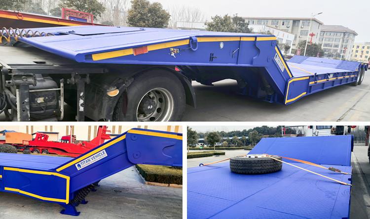2 Line 4 Axle Folding Gooseneck Trailer for Sale in Nigeria