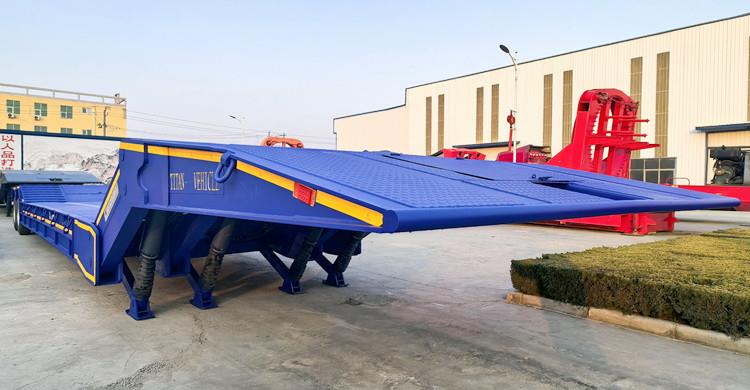 2 Line 4 Axle Folding Gooseneck Trailer for Sale in Nigeria