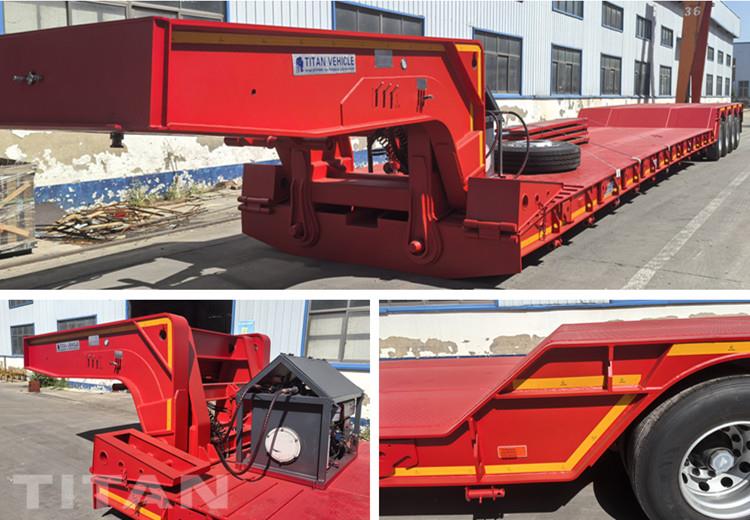 4 Axle Removable Gooseneck Trailer for Sale in UAE