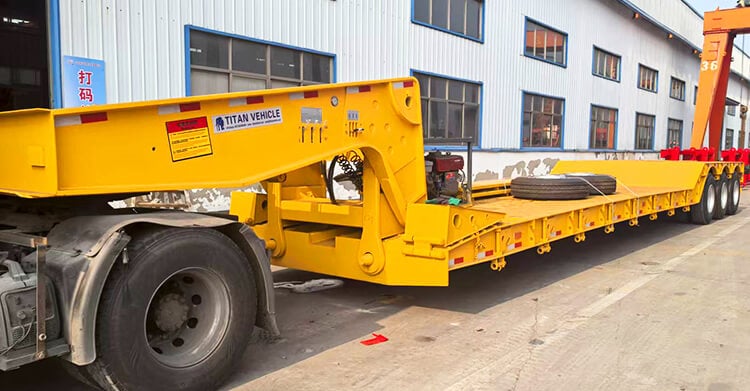 3 Axle 80 Ton Removable Gooseneck Trailer for Sale in Venezuela