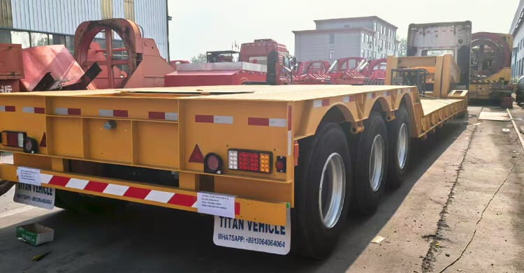 3 Axle 80 Ton Removable Gooseneck Trailer for Sale in Venezuela