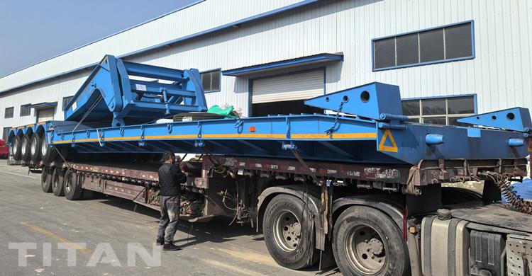 4 Line 8 Axle Detach Gooseneck Trailer for Sale in Mexico