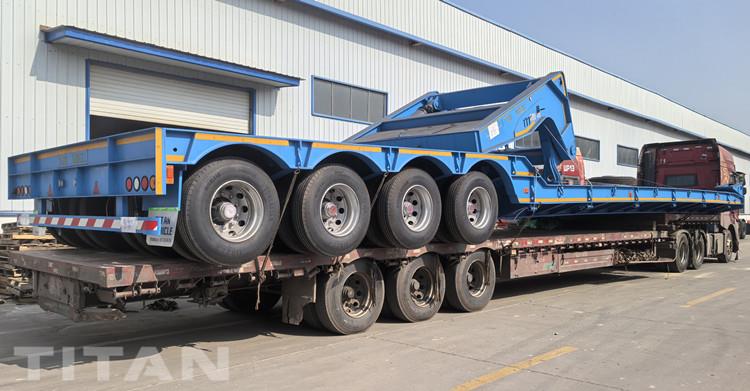 4 Line 8 Axle Detach Gooseneck Trailer will be sent to Mexico