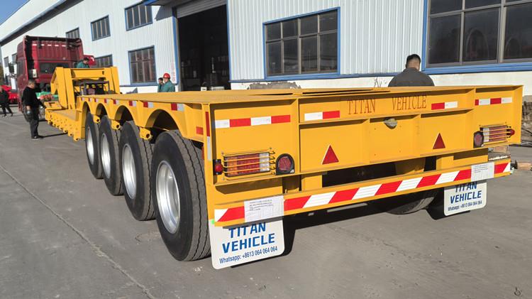 3 Axle 60 Ton Detach Trailer for Sale in Ghana