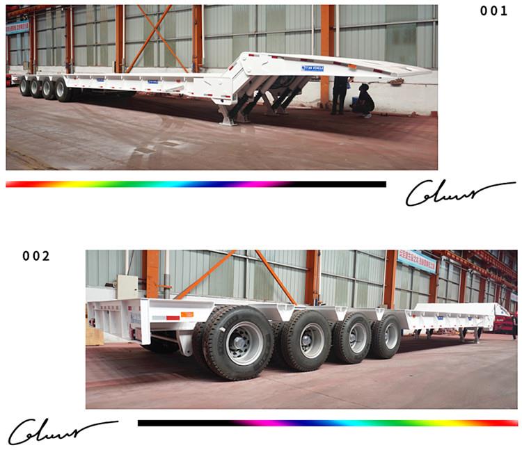 4 Axle Folding Gooseneck Trailer for Sale in Mexico - TITAN Vehicle