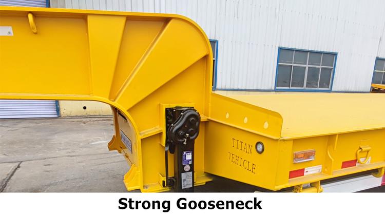 4 Axle 100 Ton 40 Feet Low Bed Trailer Price in Angola