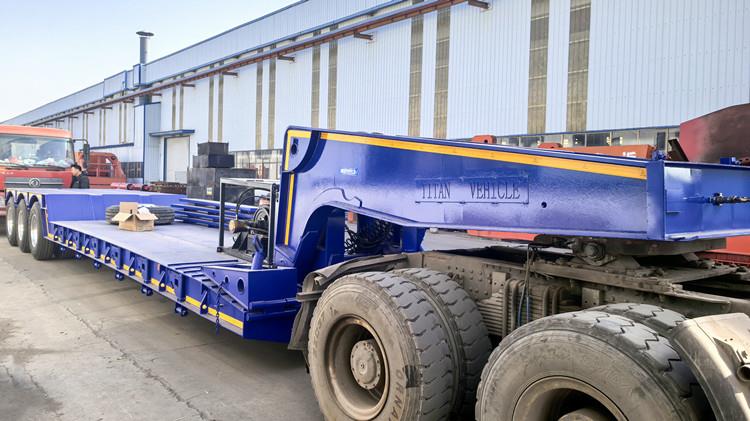 80 Ton Hydraulic Detachable Gooseneck Lowboy Trailer in Guam