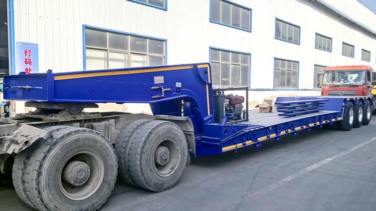 80 Ton Hydraulic Detachable Gooseneck Lowboy Trailer in Guam