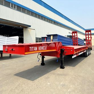 50 Ton 3 Axle Low Bed Trailer