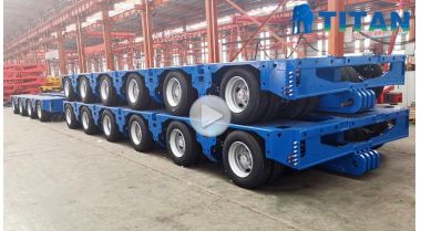 Self Propelled Modular Trailer in Factory